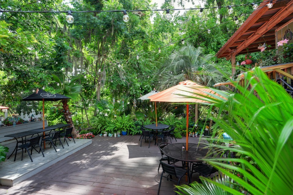 Lush Driftaway Cafe back patio